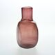 Set of five purple vases by Claude Morin, circa 1980