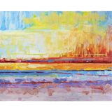 Cuadro abstracto al oleo. Abstract oil painting.