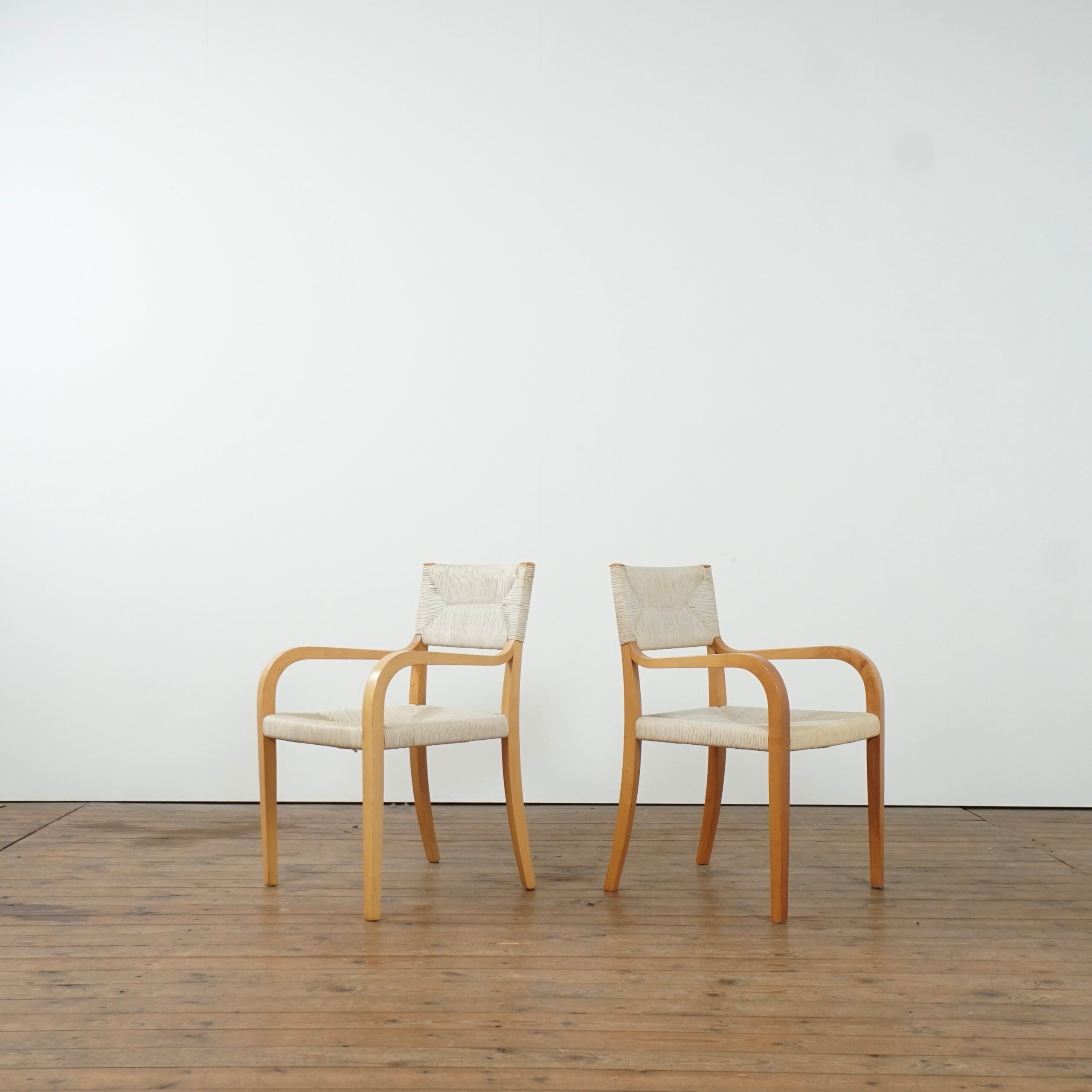 Set of 8 Risiedo dining chairs by Luca Meda for Molteni