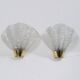Midcentury Modern wall sconces pair ASEA, "Shell", 1950s, Sweden