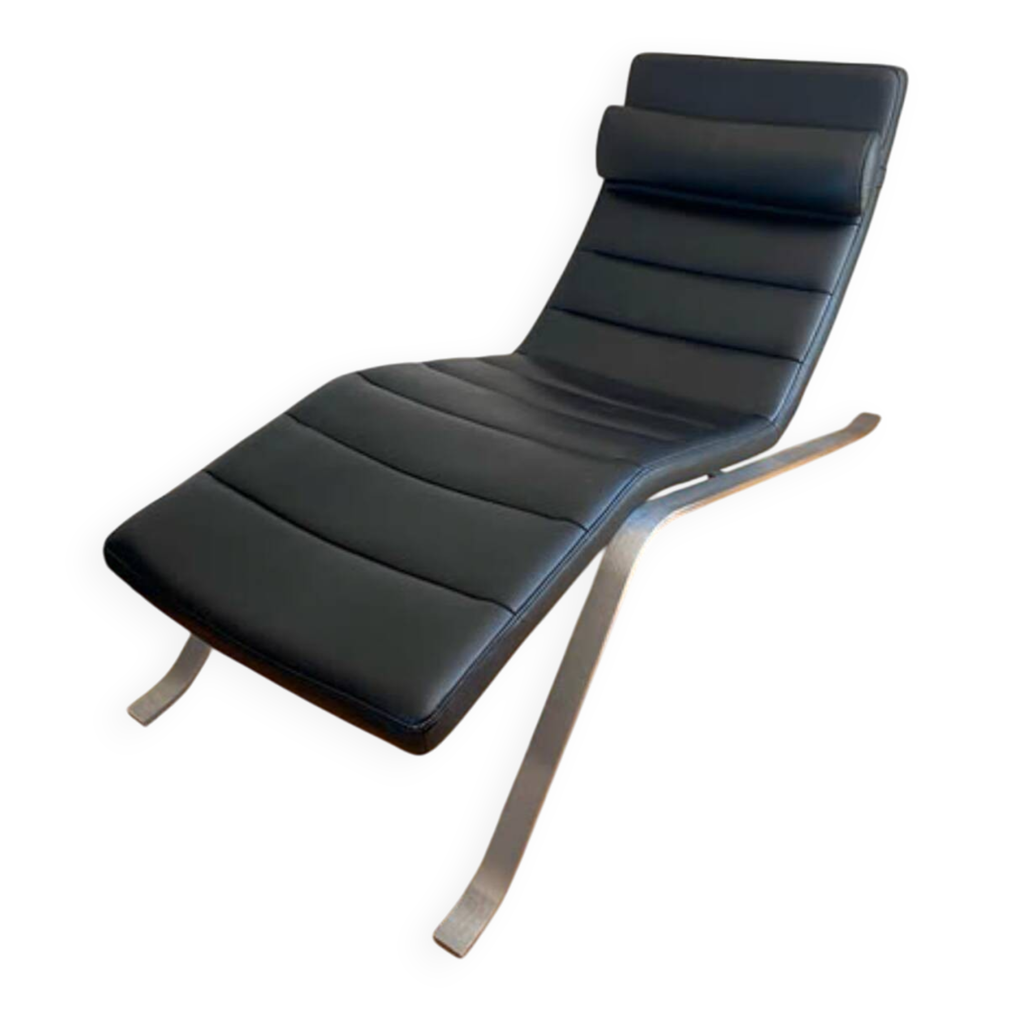 Lounge Chair Pavia BoConcept en Cuir 82×63×160 cm