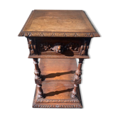 Table de chevet style Louis XIII