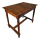 Antique French oak table, writing table from the early 19th century.