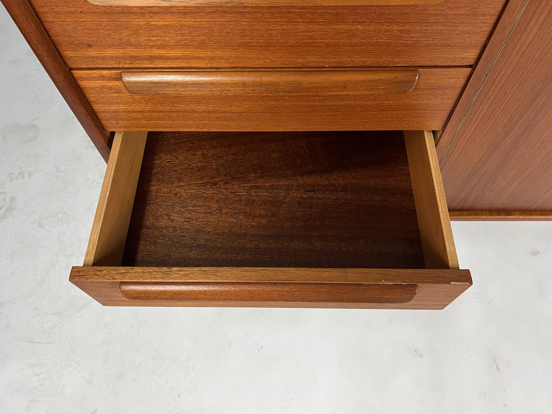 Mid-century teak sideboard by Georg Satink for WK Möbel 60s vintage