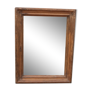 Miroir rectangulaire - bois ancien