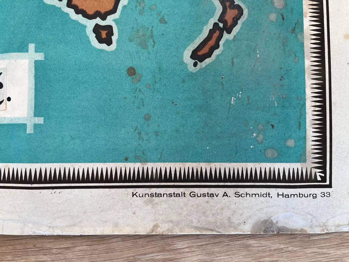 Original German airship travel poster - 1930s