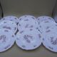 Lot of 9 dessert plates Arcopal France
