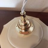 Vintage opaline pendant light