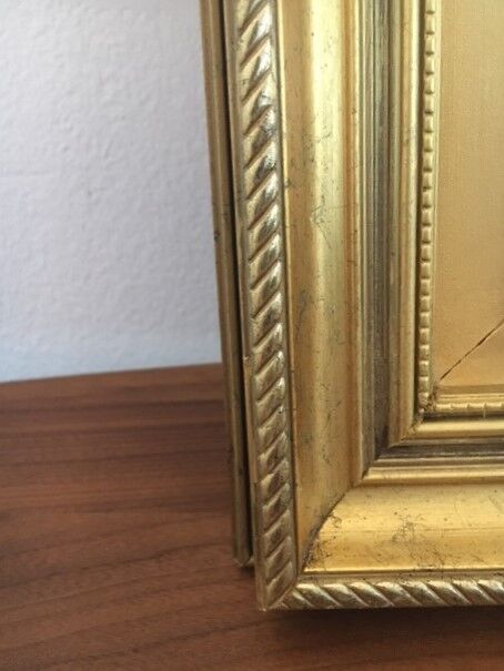 Mirror gilded wood 65 cm x 45cm