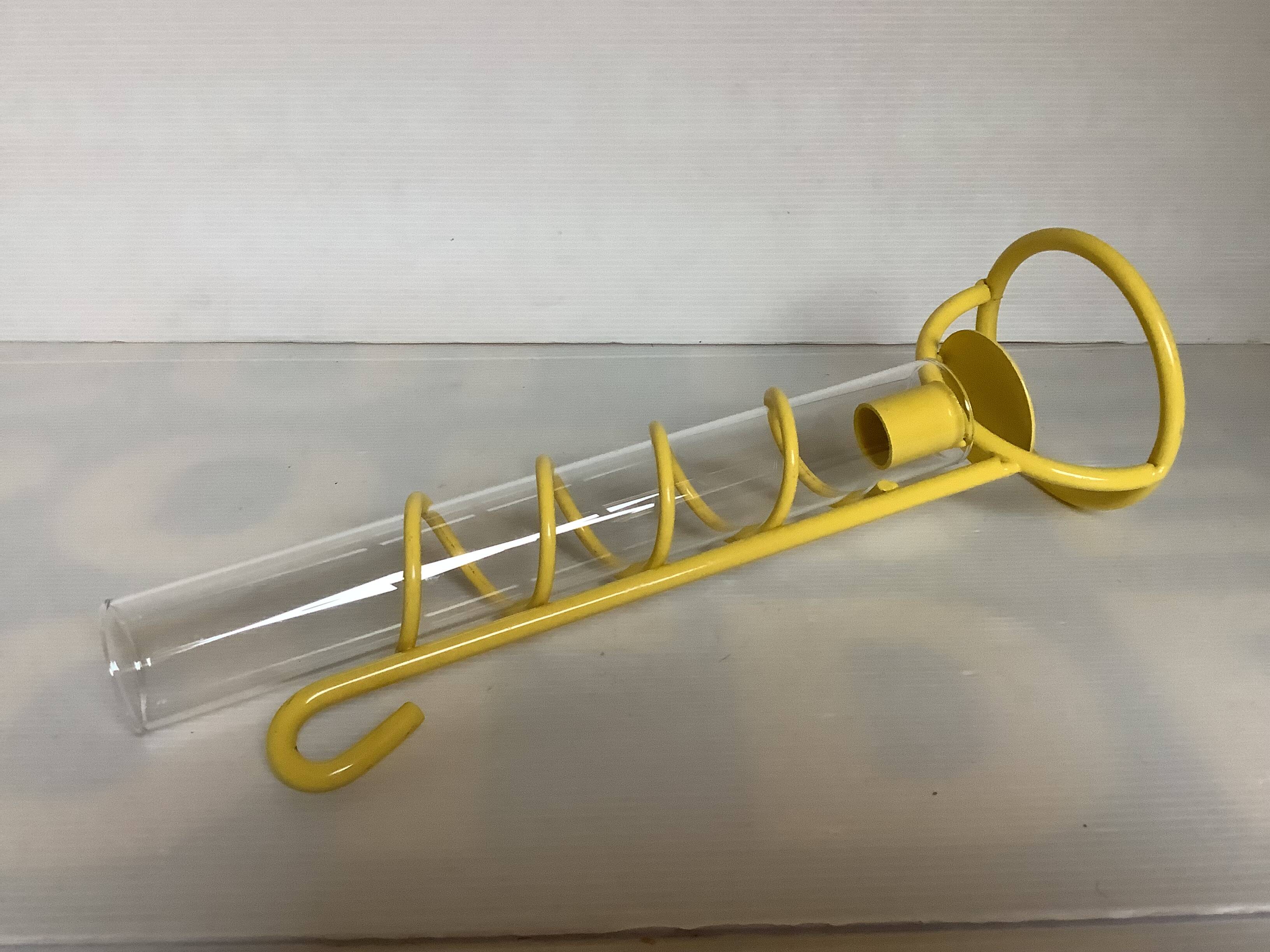 Large yellow spiral candlestick