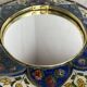 Miroir en bois peint et verre