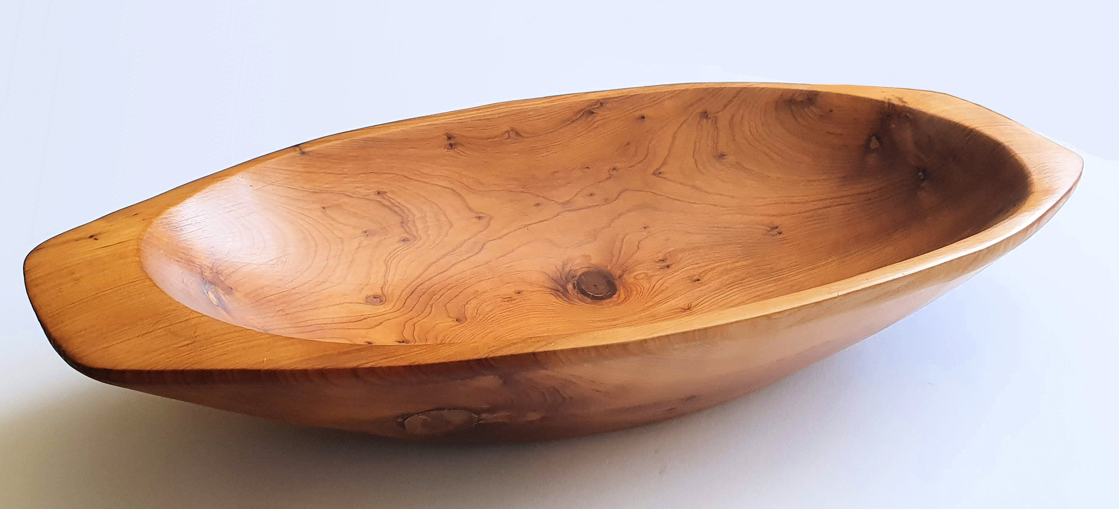 70s wooden fruit cup