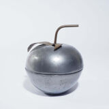 Bonbonnière en métal en forme de pomme