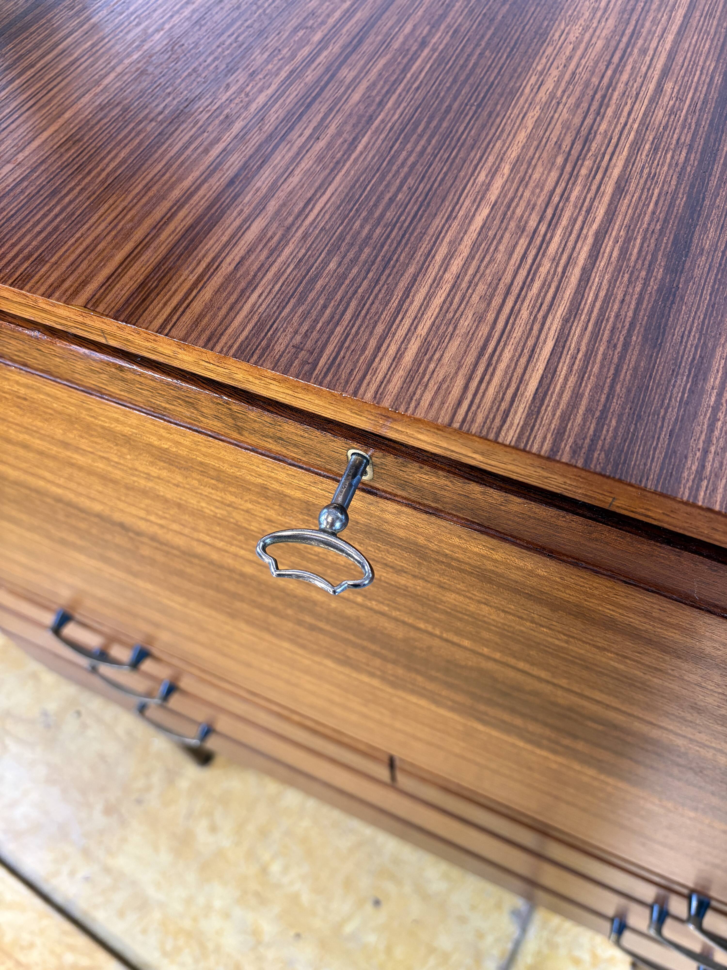 Mid-Century Retro Vintage Teak Bureau / Desk by Meredew 1960  Large Writing