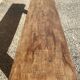 Solid wood bench, French artisanal craftsmanship.
