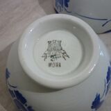 Set of 2 old ceramic bowls Mona de Gien