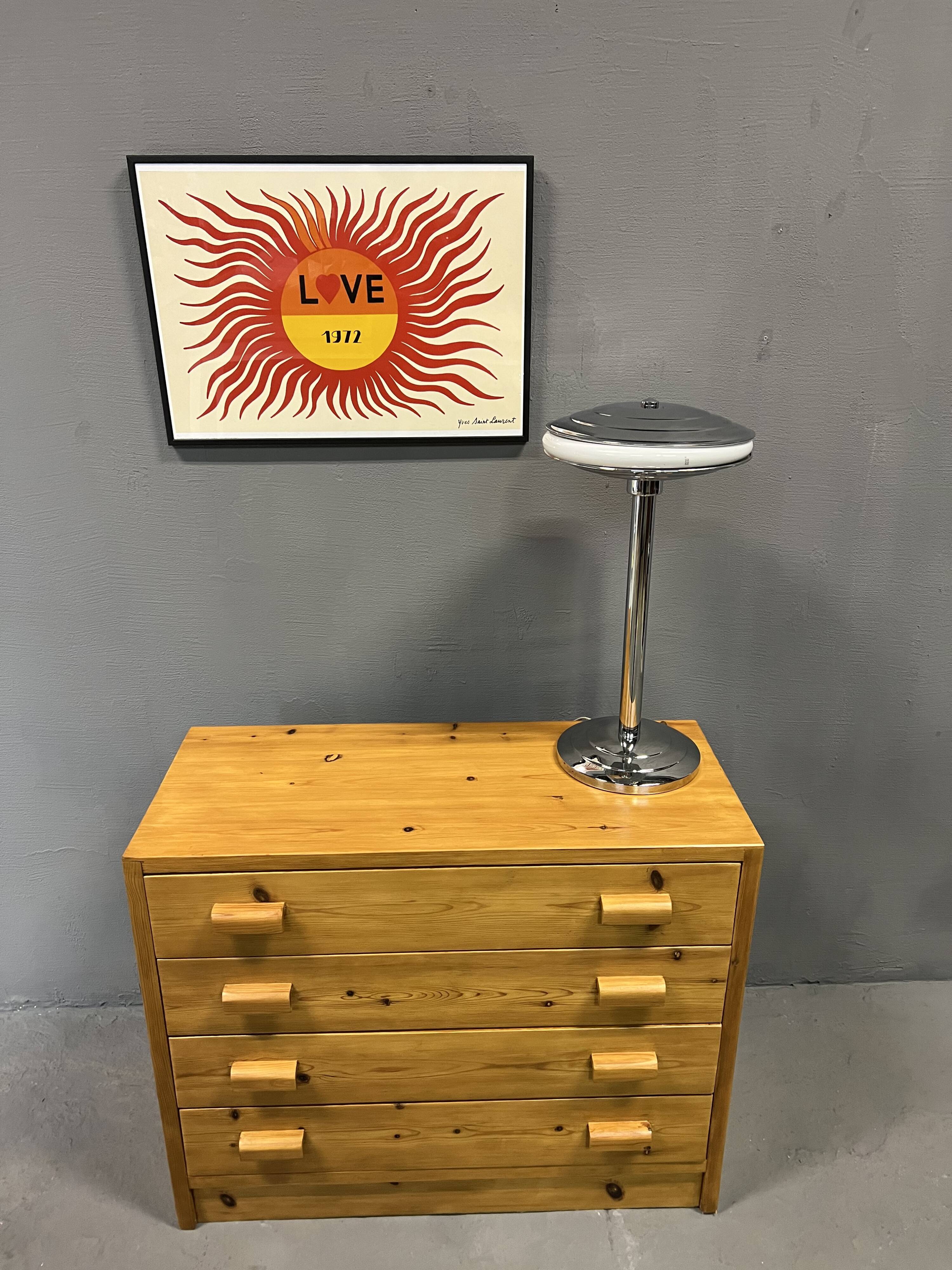 Pine chest of drawers 4 drawers, 80s