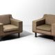 Set of club lounge chairs by Dino Cavalli, 1970s