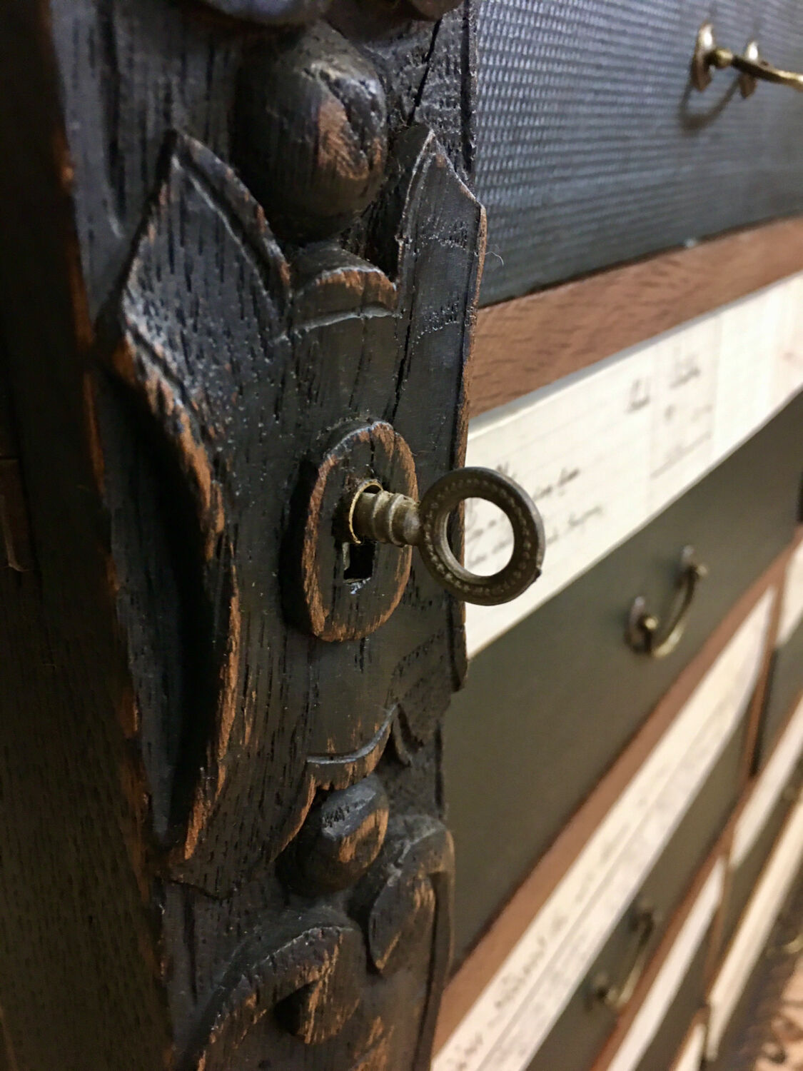 "Cartonnier" furniture from the XIXth