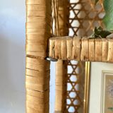 Vintage rattan shelf