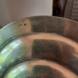 Oval silver plated dish