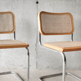Pair of Cesca B32 chairs by Marcel Breuer