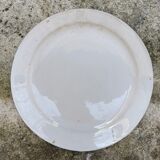 Old plate with floral motif