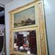 mirror trumeau and landscape painting – Faux marble decor –