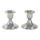 Set of metal candlesticks, Italian design, 1970s, made in Italy