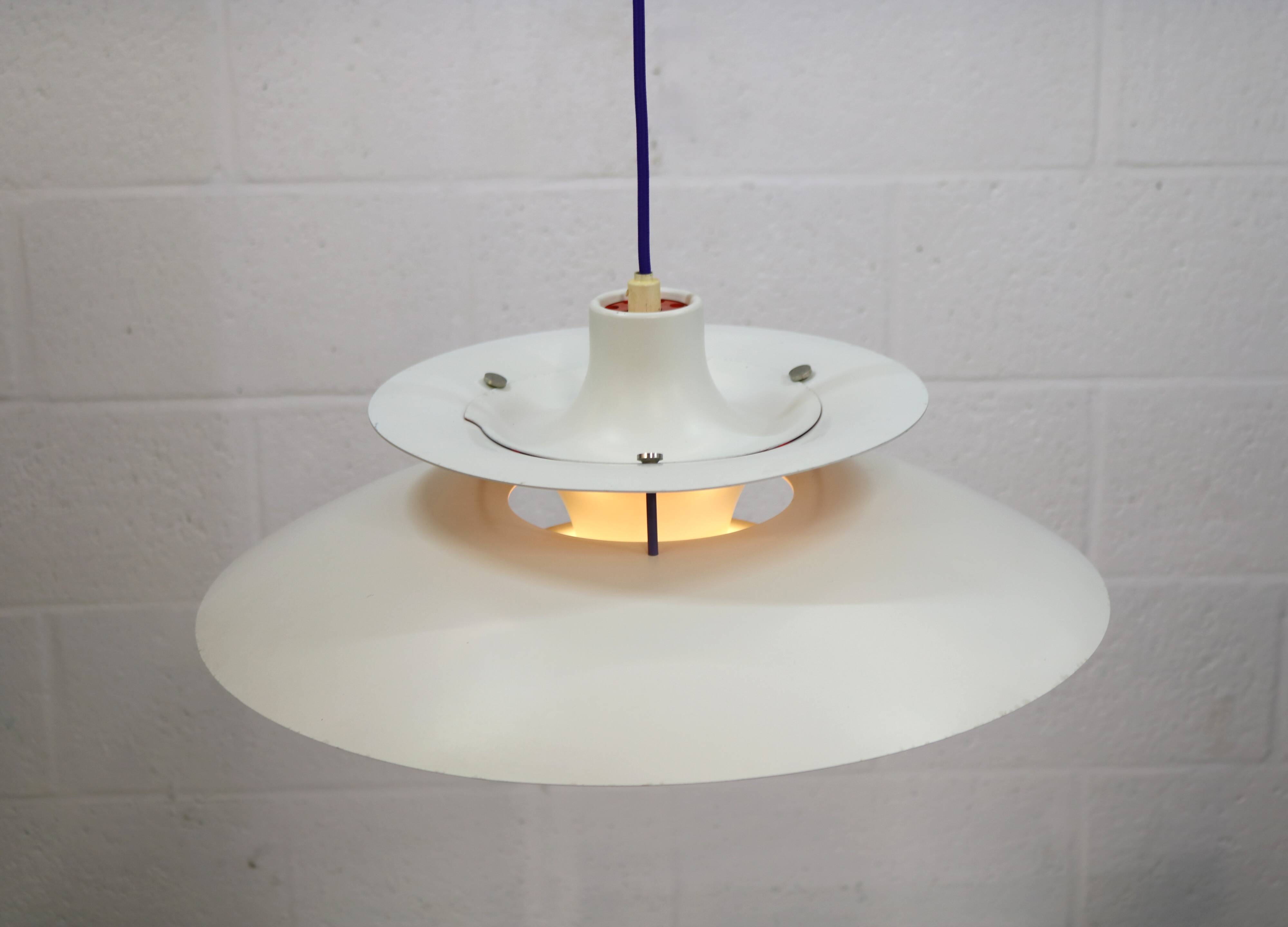 The genuine Danish item - PH5 pendant - original white colour - Louis Poulsen