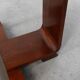 Art Deco square side table in oak veneer, France ca. 1925