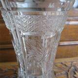 Vase Art Déco en cristal taillé