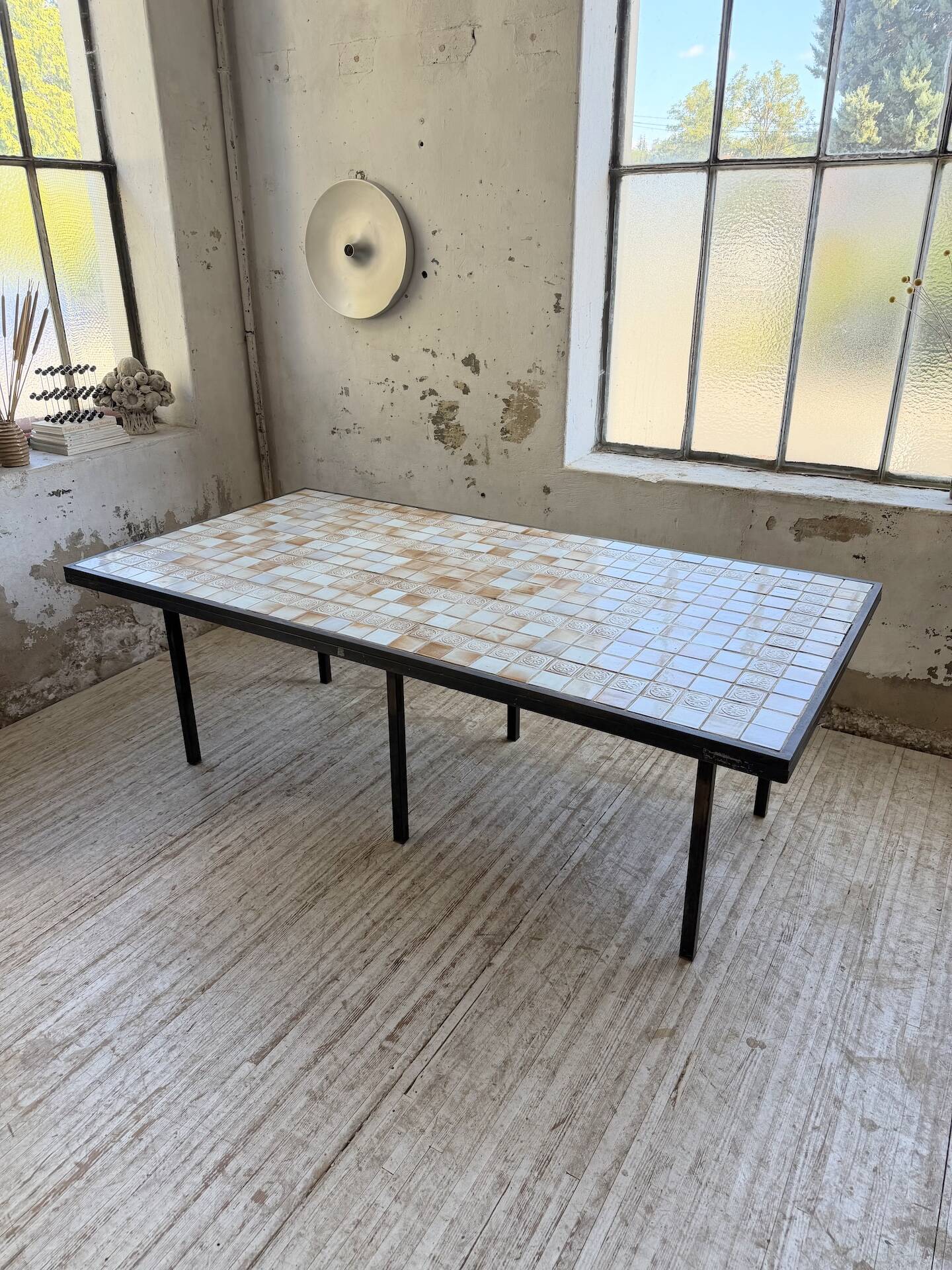 Dining table tiled 1950 dlg Capron