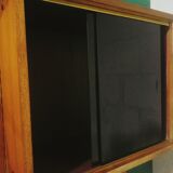 Modular wall shelf in Paolozzi teak