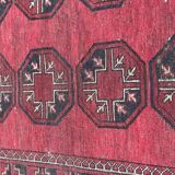 Tapis ancien afghan turkmen 120x208 cm