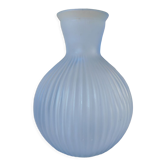 Vase verre pressé