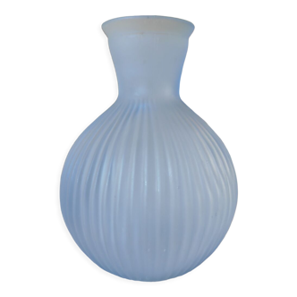 Pressed glass vase
