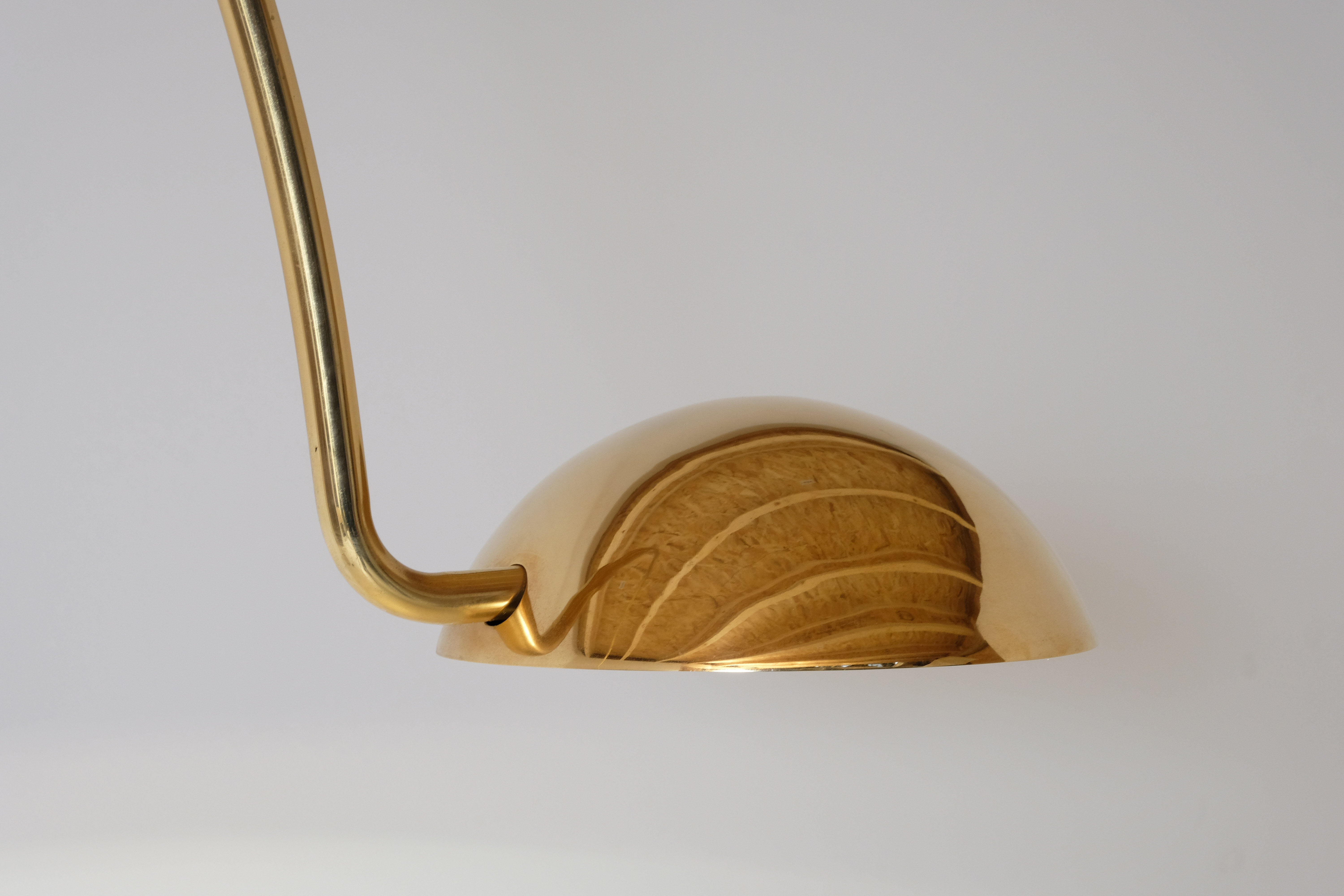 Marble swivel arch floor lamp, Bellux 1980's switzerland