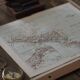 Central America, old map 1887 – Vintage geographical map.