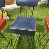 1950s Eiffel Bar Chairs in the Style of Frederick Weinberg - Set of 6