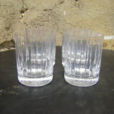 Quatre verres en cristal de Baccarat modèle Harmonie