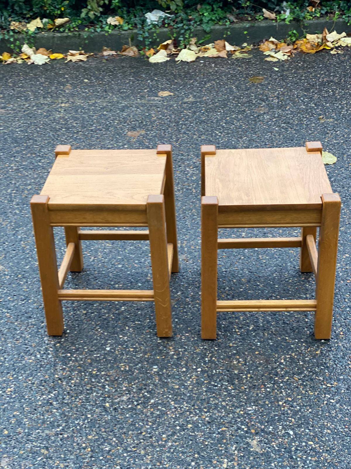 Scandinavian table 120cm and 2 stools
