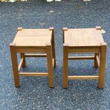 Scandinavian table 120cm and 2 stools