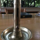 Brass candlestick with pusher
