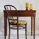 Vintage beige velvet chair Tiger Dedar, Fameg factory, Poland, 1960s