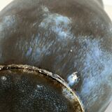 Blue ceramic pitcher Les 2 Potiers (Michelle and Jacques SERRES)