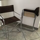 Paire de chaises (de camping) vintage  des années 60/70