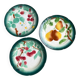Dessert plates barbotine