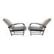 Paire de fauteuils réglables Kropacek Kozelka, Tchécoslovaquie, 1940