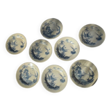 Set of 8 Gien plates Views of the Orient circa 1880